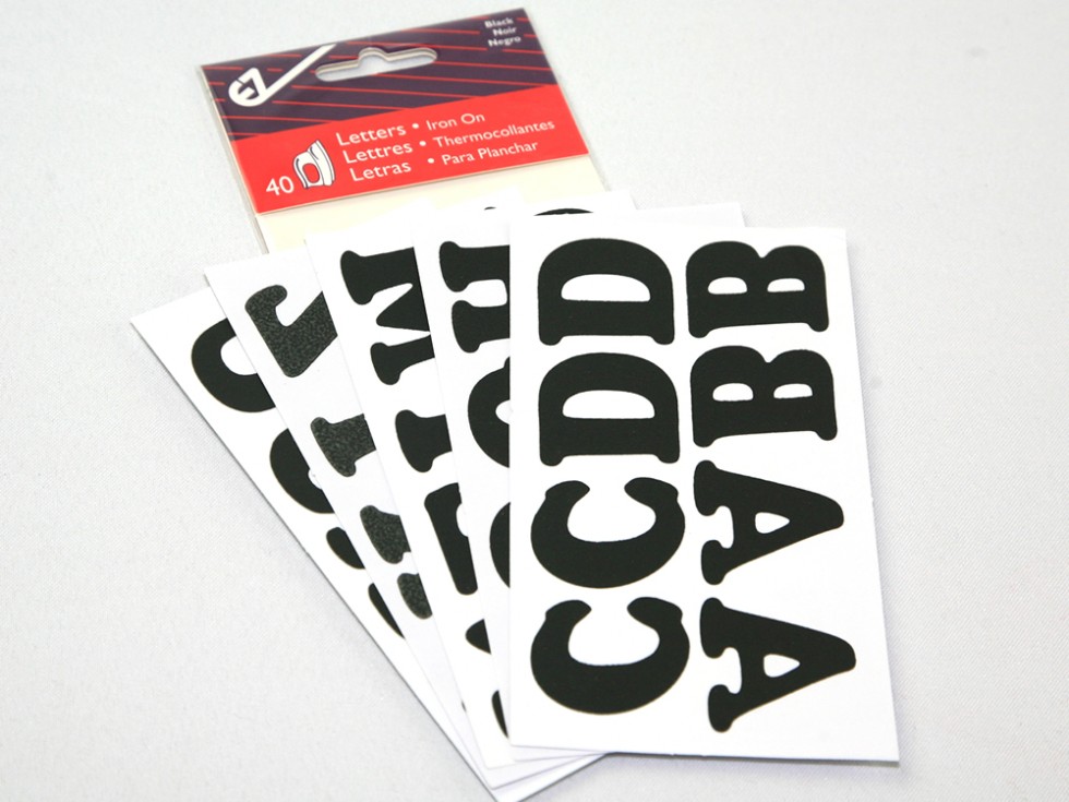 IronOn Vinyl Alphabet Letters per pack of 40 (8811902NPM) eBay
