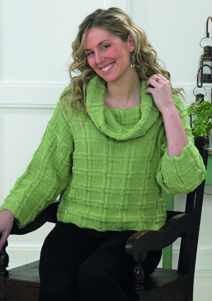 Free UK P&P - Stylecraft Ladies Cowl Neck Sweater Knitting Pattern ...
