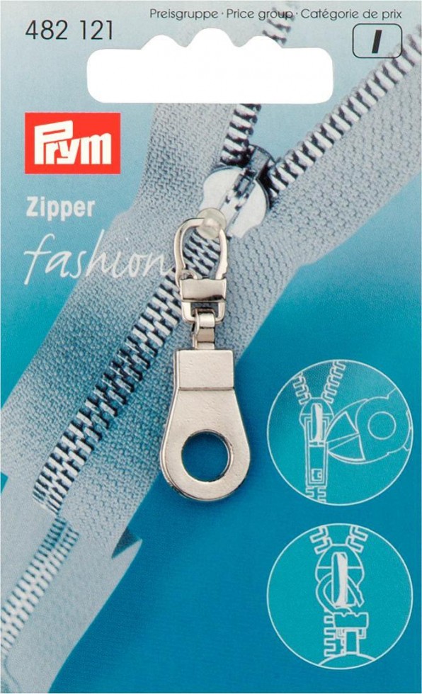 Prym Replacement Zip Fastener Puller Eyelet - each (482121-M) - Picture 5 of 5