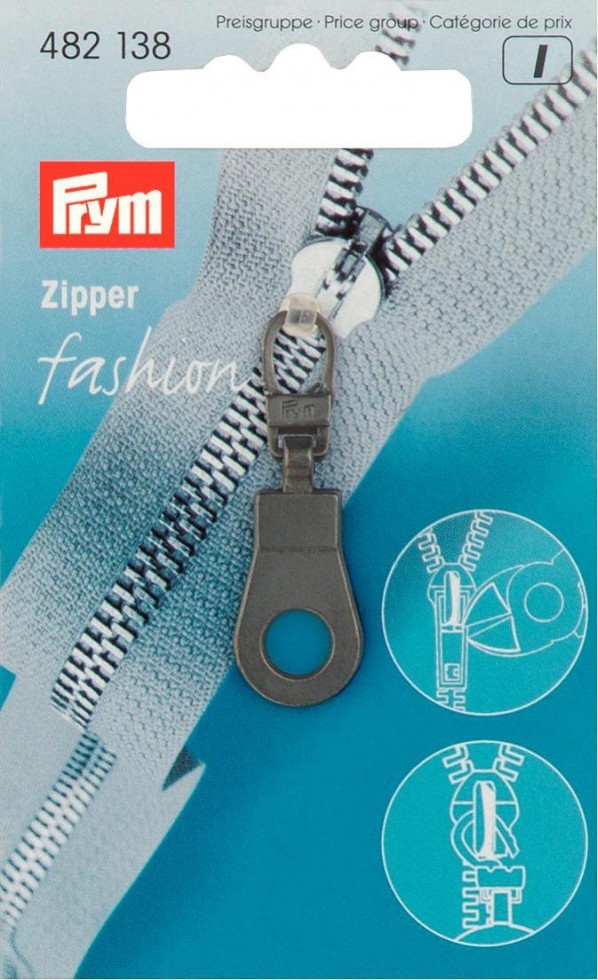 Prym Replacement Zip Fastener Puller Eyelet - each (482121-M) - Picture 2 of 5