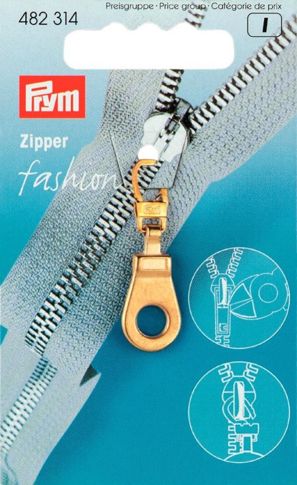 Prym Replacement Zip Fastener Puller Eyelet - each (482121-M) - Picture 4 of 5
