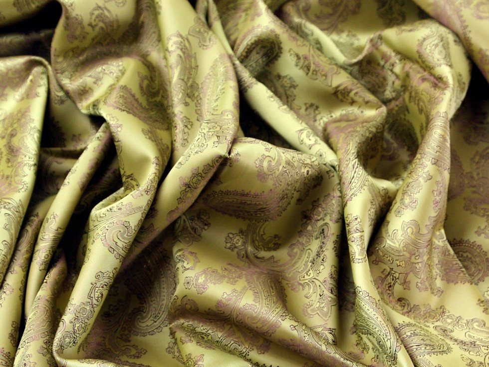 Paisley Weave Jacquard Lining Fabric (C6340-M)