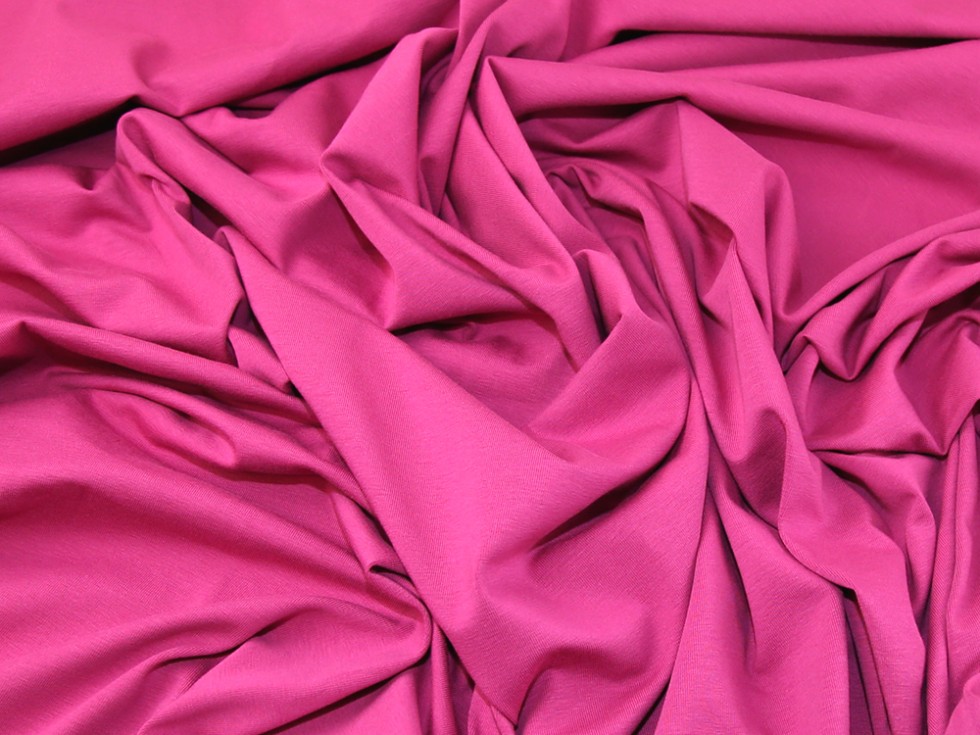 Plain Stretch Cotton Jersey Dress Fabric C3205-M 