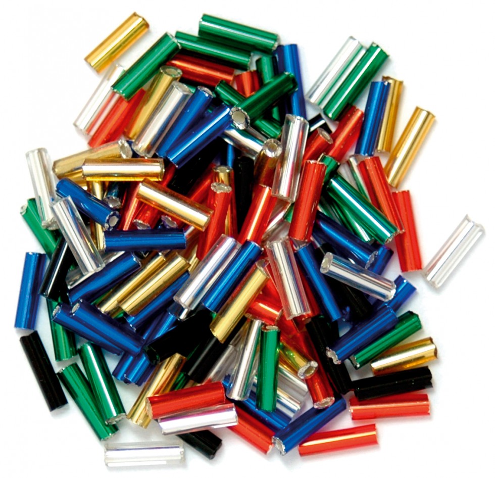 Craft Factory Glass Bugle Beads - per pack (CF010500-M) - Picture 13 of 19