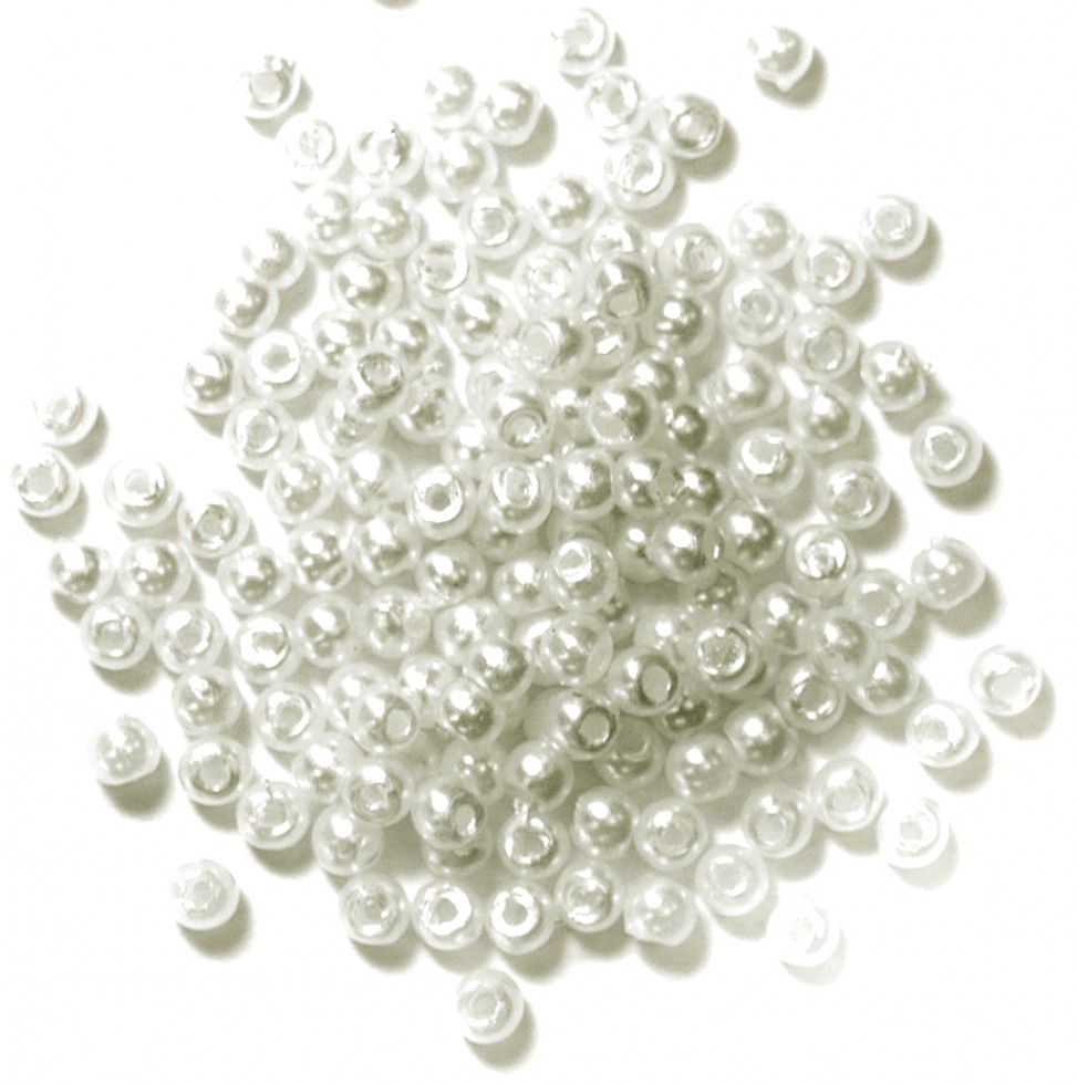 Craft Factory Round Plastic Pearl Beads - per pack (CF013530-M) - Picture 16 of 20