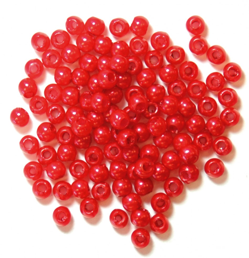 Craft Factory Round Plastic Pearl Beads - per pack (CF013530-M) - Picture 19 of 20