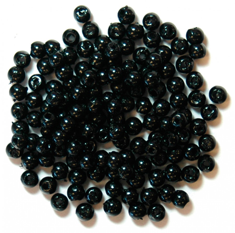 Craft Factory Round Plastic Pearl Beads - per pack (CF013530-M) - Picture 3 of 20