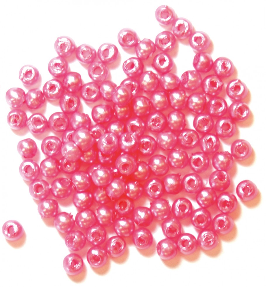 Craft Factory Round Plastic Pearl Beads - per pack (CF013530-M) - Picture 17 of 20
