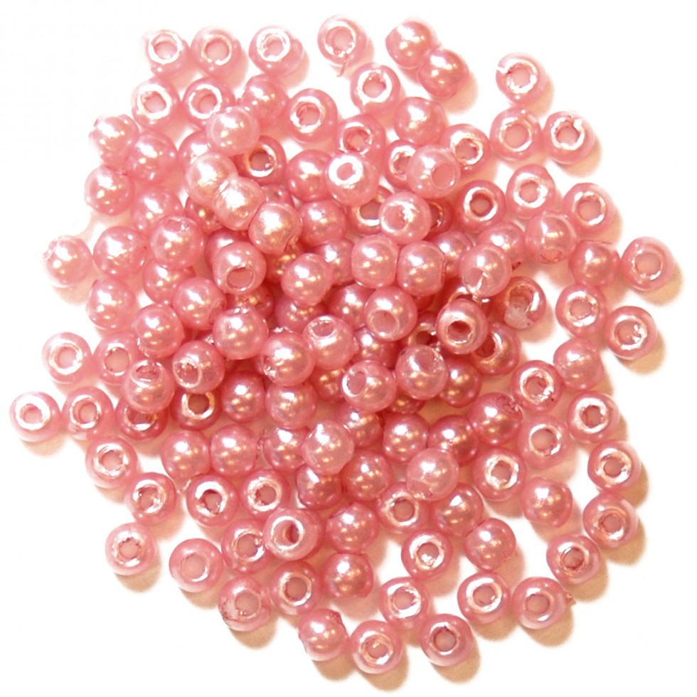 Craft Factory Round Plastic Pearl Beads - per pack (CF013530-M) - Picture 11 of 20
