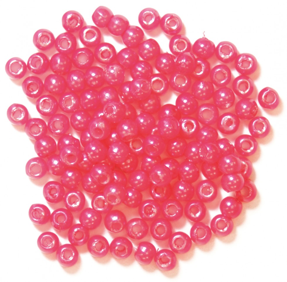 Craft Factory Round Plastic Pearl Beads - per pack (CF013530-M) - Picture 6 of 20