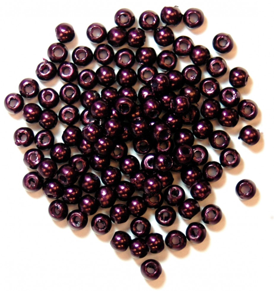 Craft Factory Round Plastic Pearl Beads - per pack (CF013530-M) - Picture 18 of 20