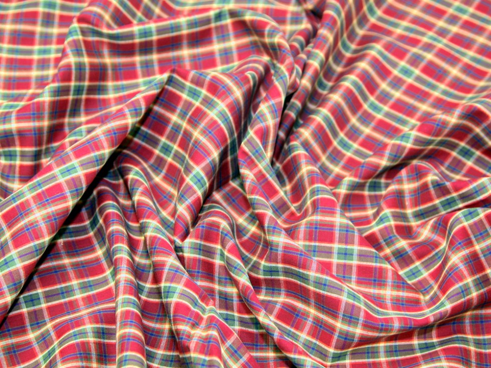Cotton Tartan Check Dress Fabric (CottonTartan-M) | eBay