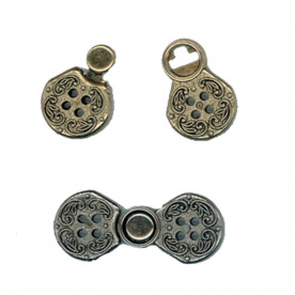 Decorative Norwegian Clasp Fasteners (CX38M)