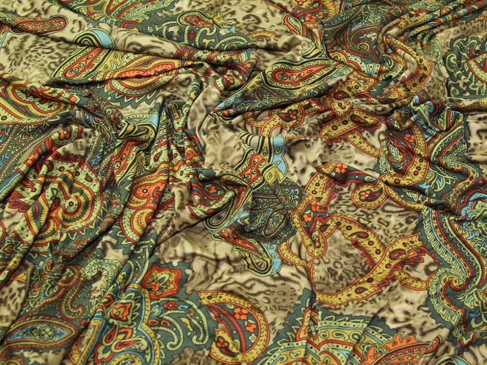 rayon jersey print fabric