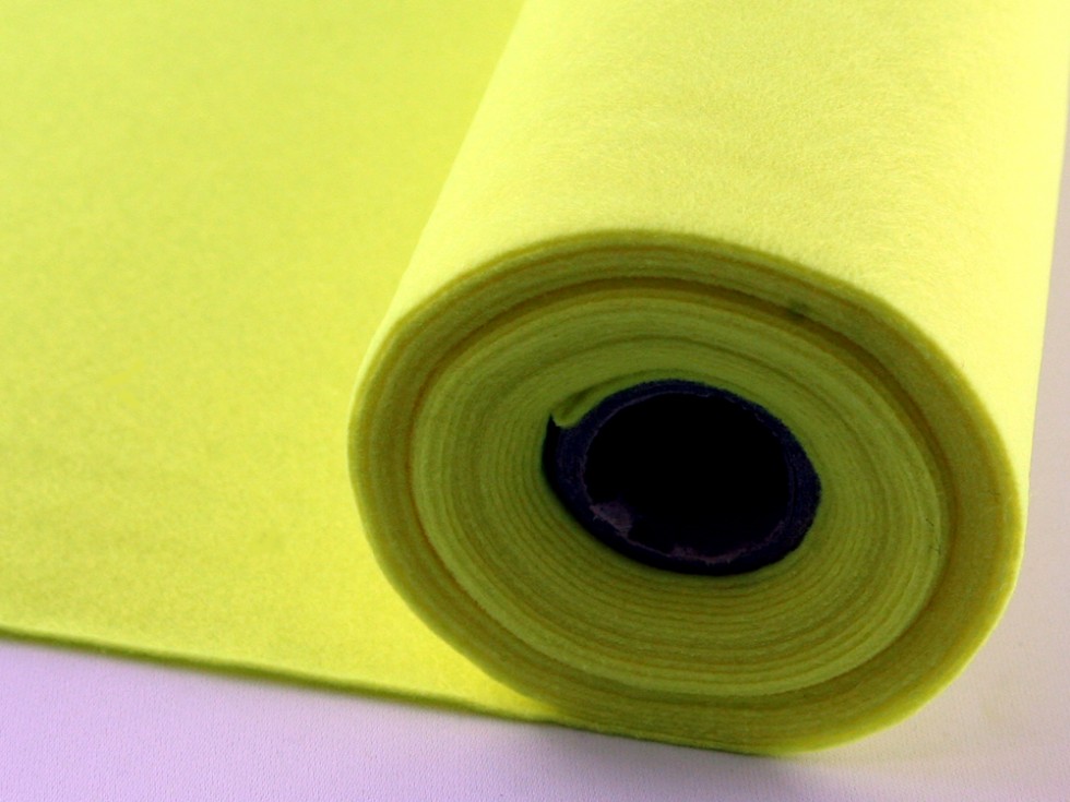 Yellow Adhesive Felt Sheets