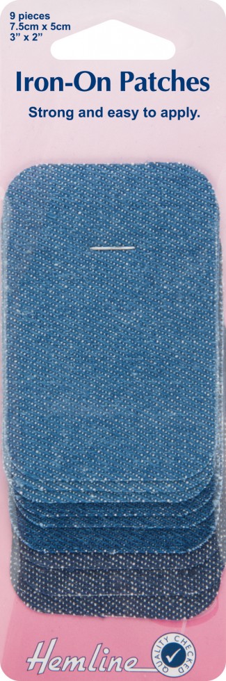 Hemline Cotton Twill Iron On Repair Mending Patch (H690-M) - Picture 3 of 15