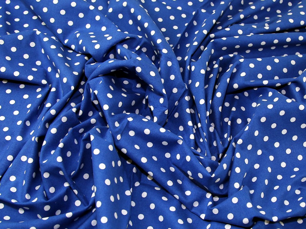 7mm Spotty iPolkai iDoti Print Cotton Dress Fabric JL 87330 iMi 7mm Spotty iPolkai iDoti Print Cotton Dress Fabric JL 87330 iMi