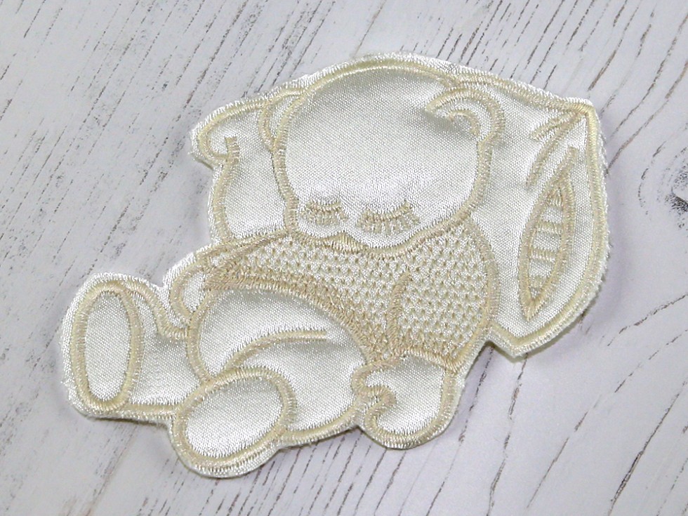 Sleeping Teddy Satin Motifs - each (MST-M) - Picture 2 of 3