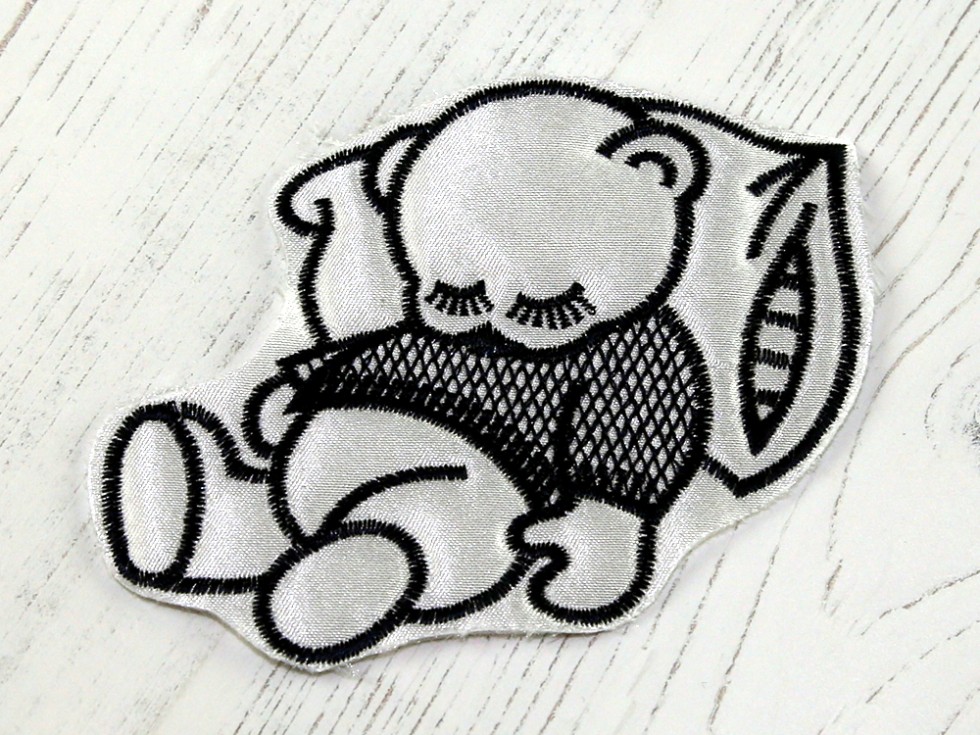 Sleeping Teddy Satin Motifs - each (MST-M) - Picture 3 of 3
